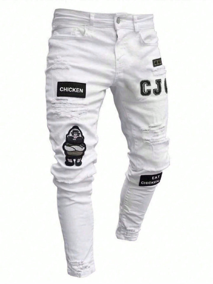 Jeans SHEIN, alb