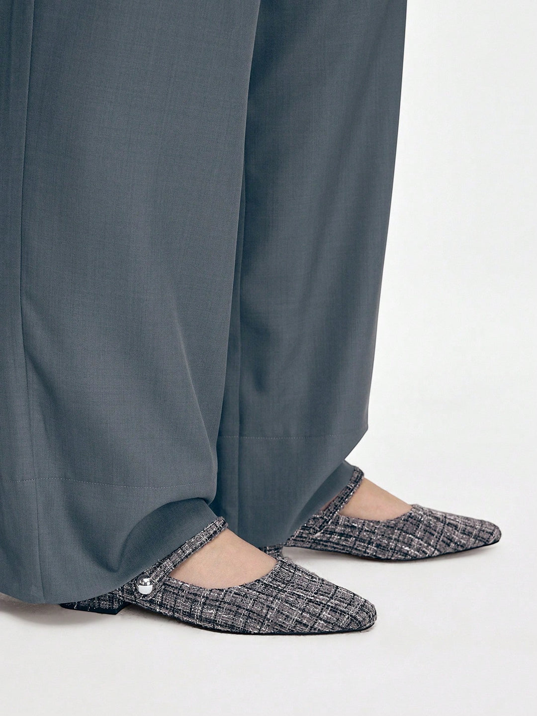 Pantofi cu toc SHEIN, gri