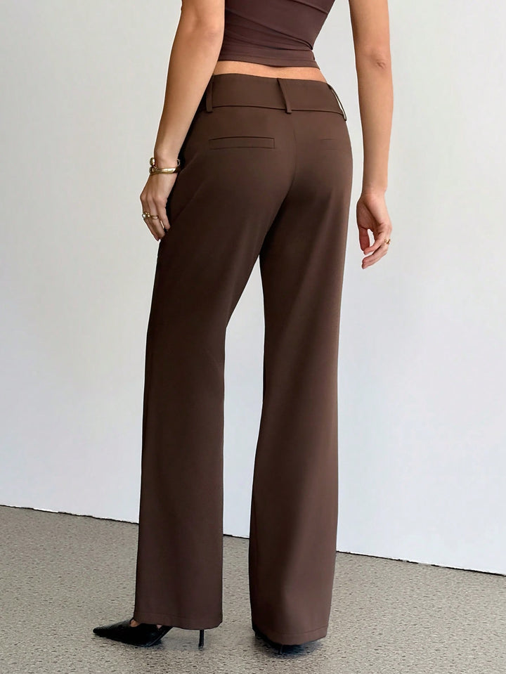 Pantaloni SHEIN, maro