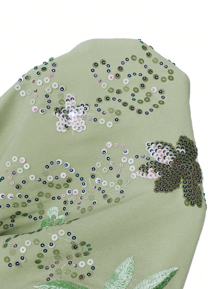 Rochie maxi SHEIN, verde