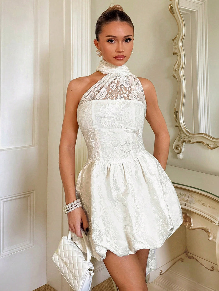 Rochie scurtă SHEIN, alb