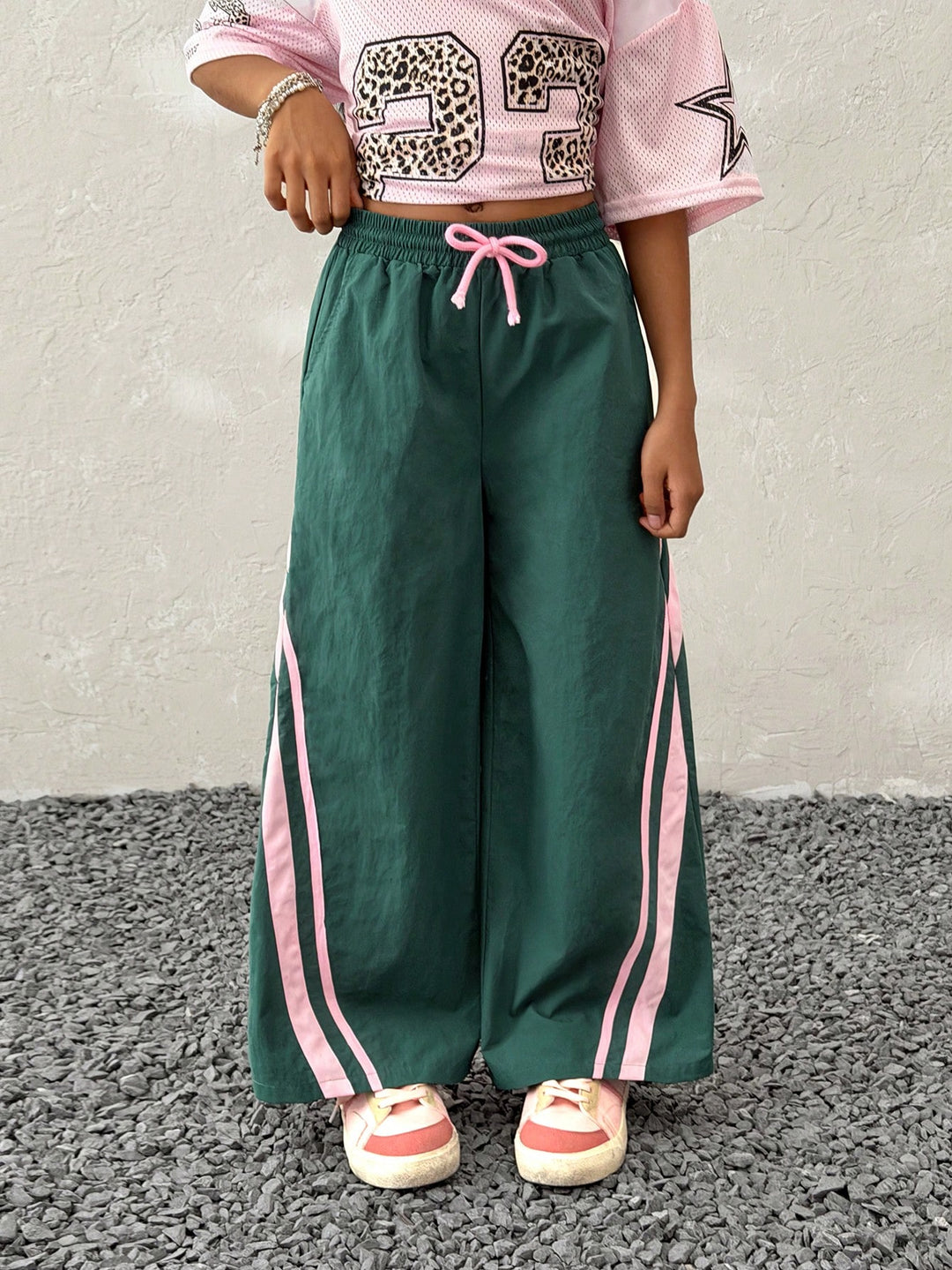 Pantaloni SHEIN, verde