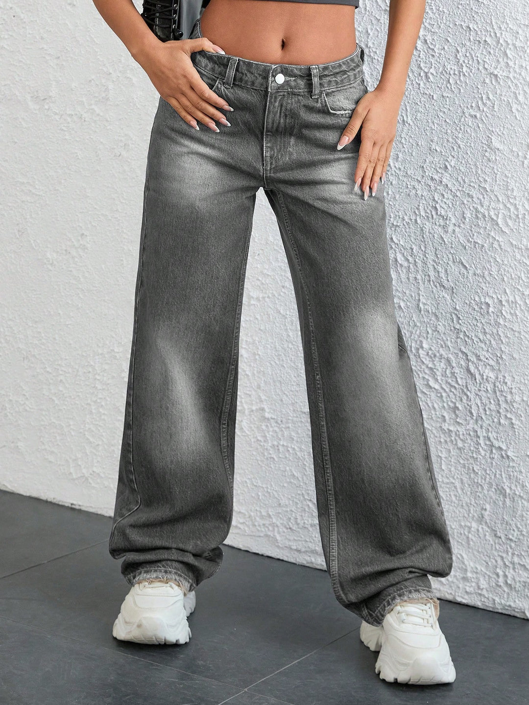 Jeans SHEIN, gri
