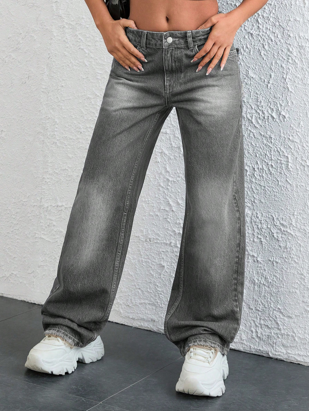 Jeans SHEIN, gri