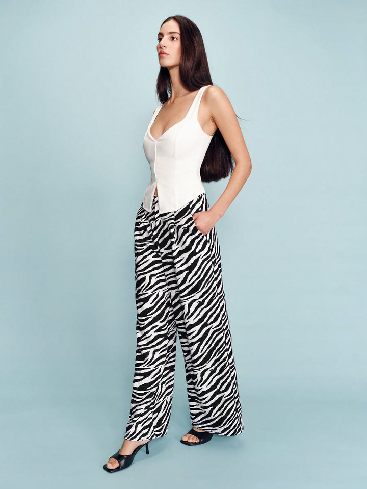 Pantaloni SHEIN, negru