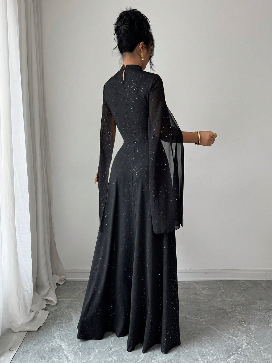 Rochie maxi SHEIN, negru