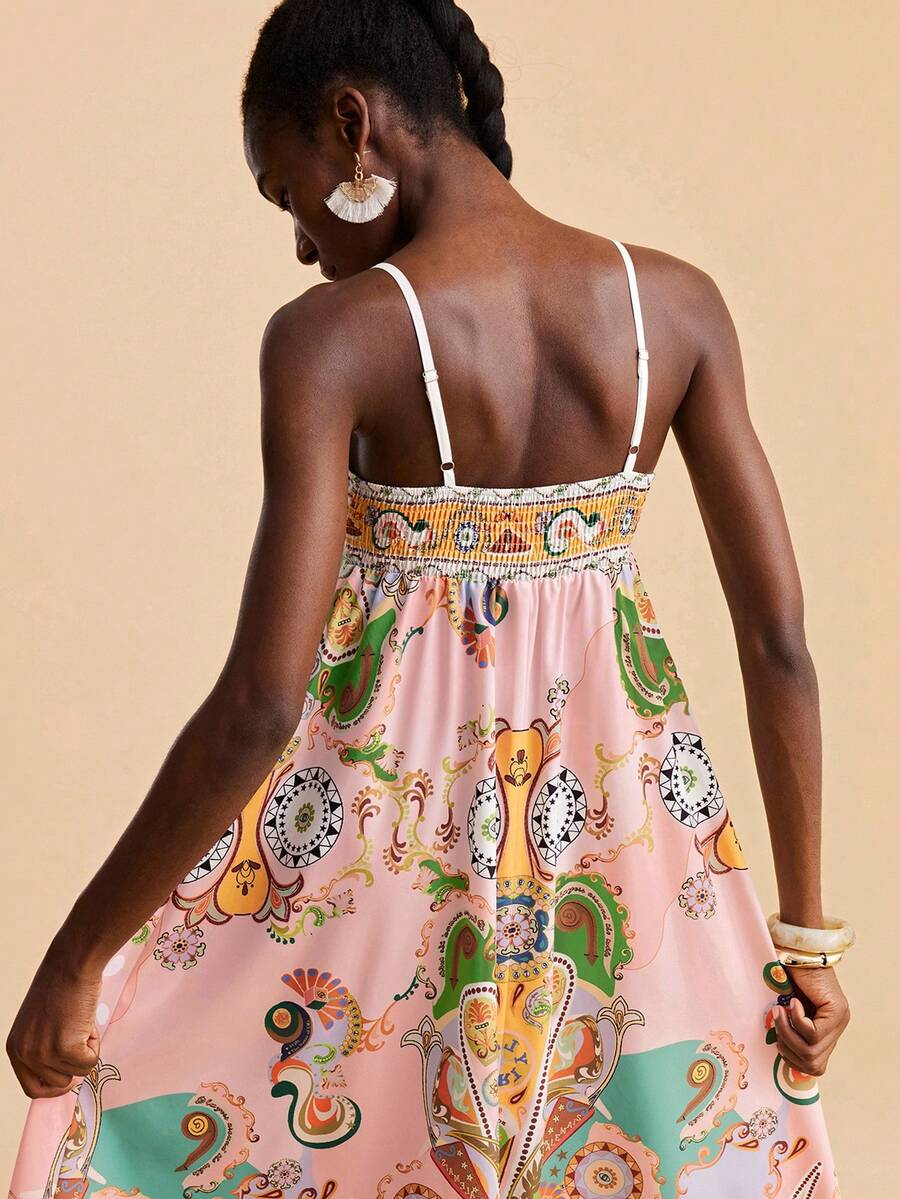Rochie midi SHEIN, mix culori