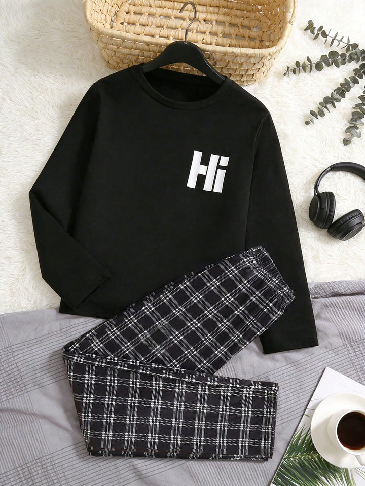 Pijama SHEIN, negru