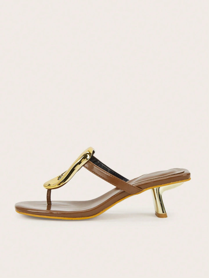 Sandale SHEIN, maro
