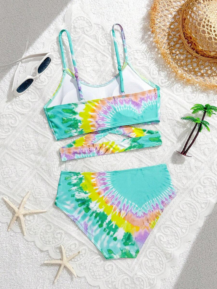 Costum de baie SHEIN, mix culori