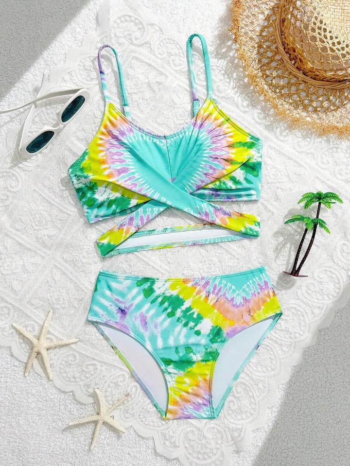 Costum de baie SHEIN, mix culori
