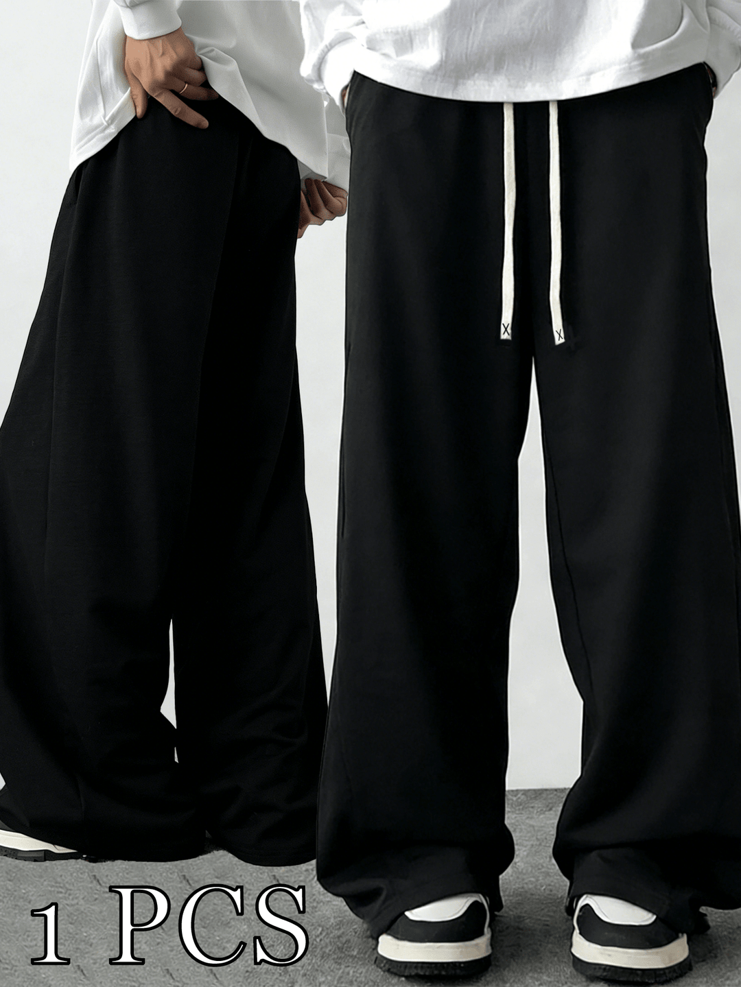Pantalon SHEIN, negru