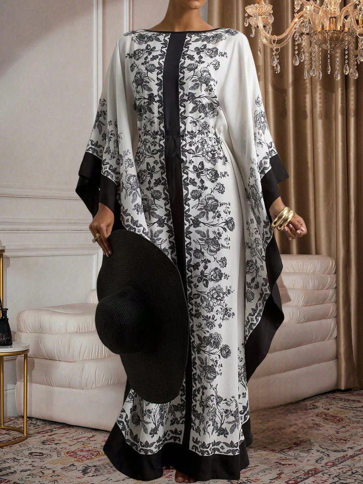 Set caftan și jalabiya SHEIN, mix culori