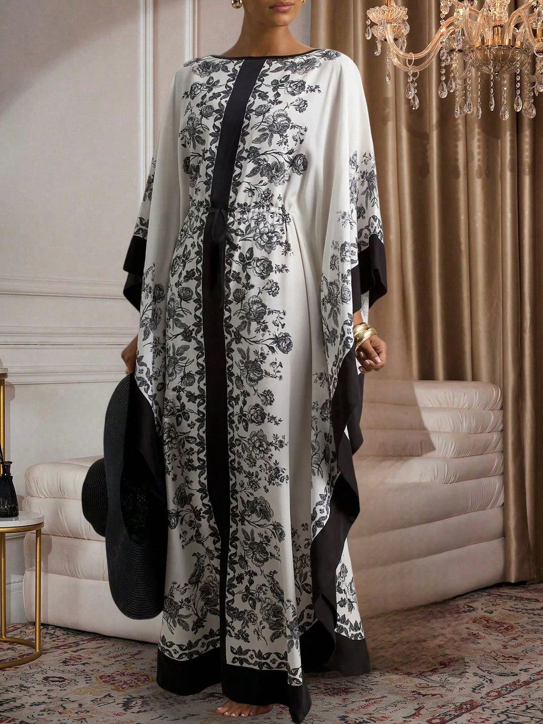 Set caftan și jalabiya SHEIN, mix culori