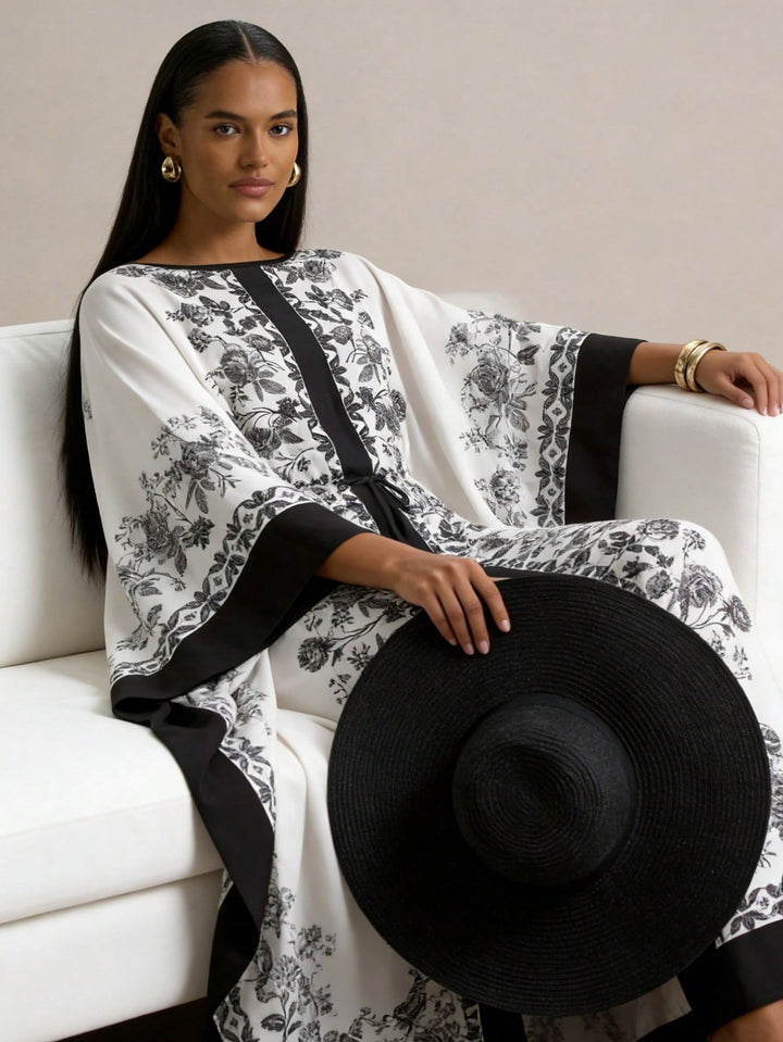 Set caftan și jalabiya SHEIN, mix culori