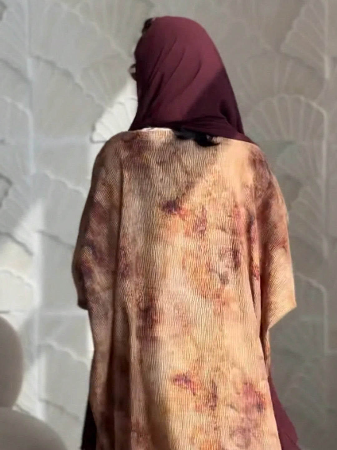 Set caftan și jalabiya SHEIN, galben