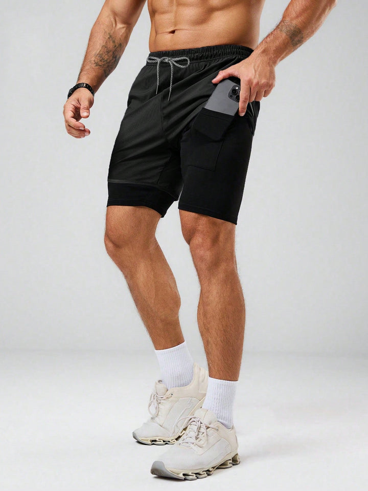 Pantaloni scurți SHEIN, negru