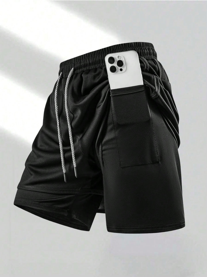 Pantaloni scurți SHEIN, negru