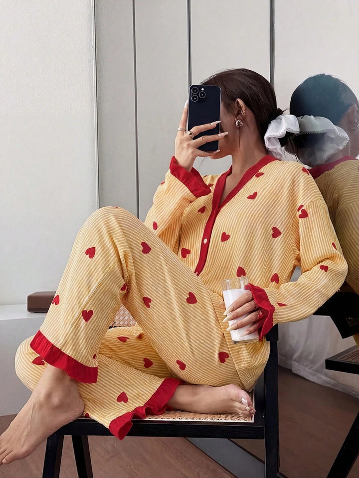 Compleu pijamale SHEIN, mix culori