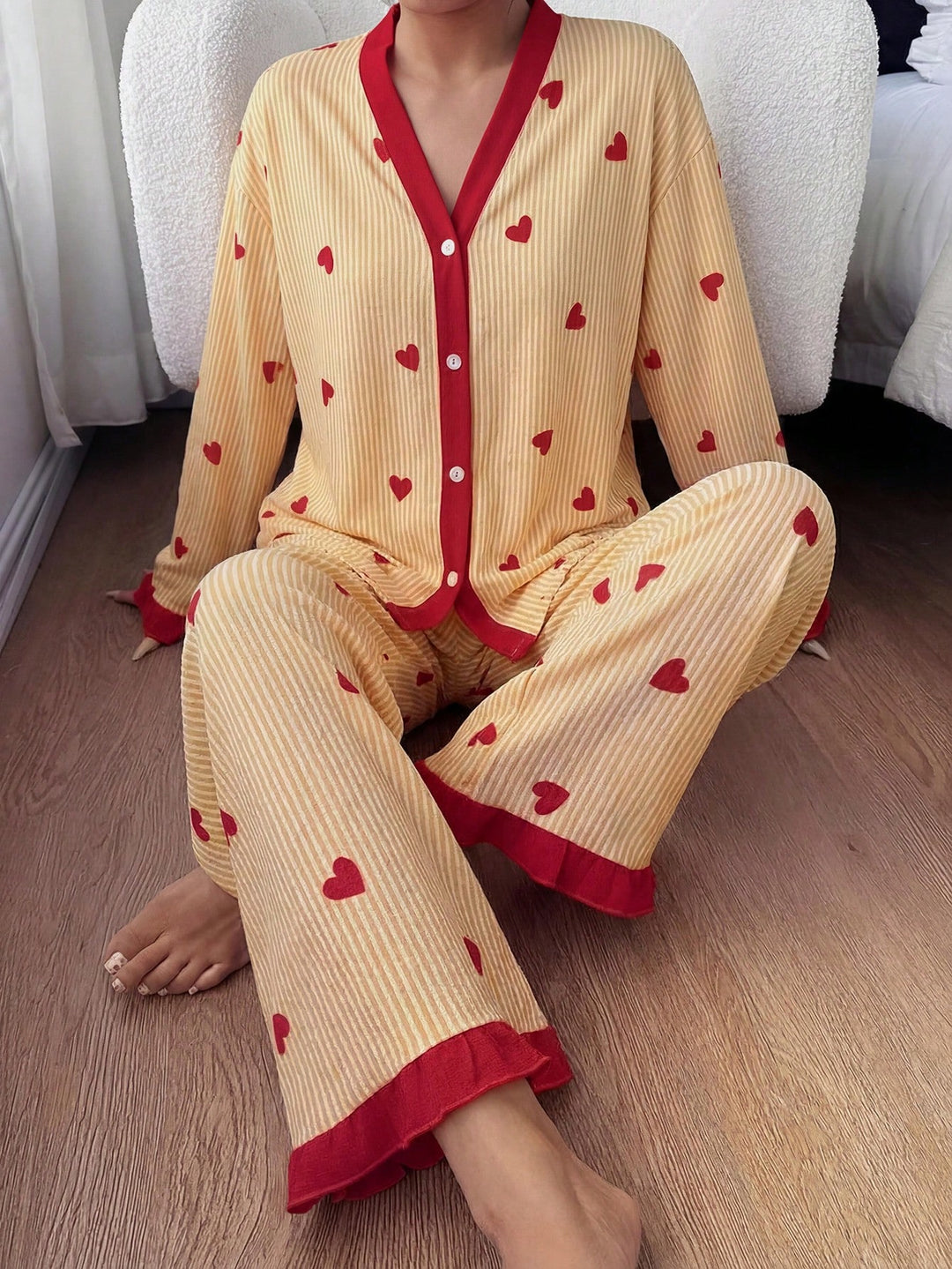 Compleu pijamale SHEIN, mix culori