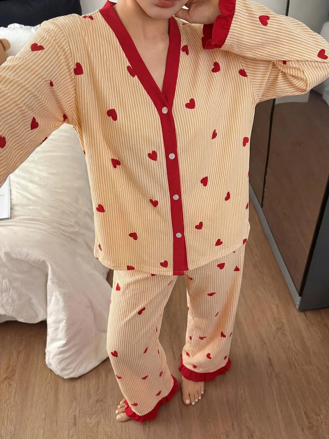 Compleu pijamale SHEIN, mix culori