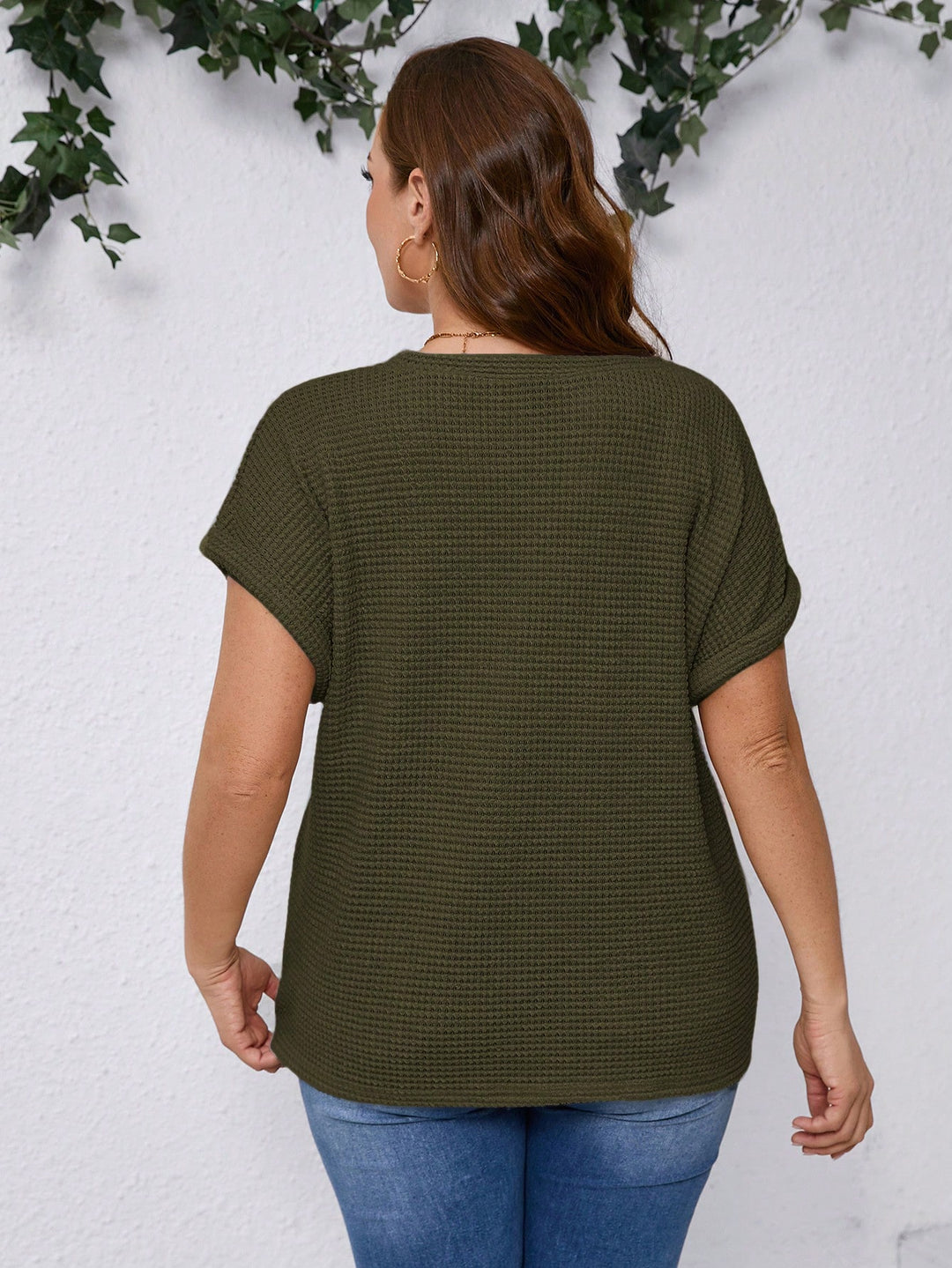 Tricou SHEIN, kaki