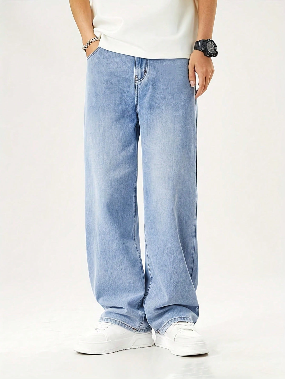 Jeans SHEIN, albastru