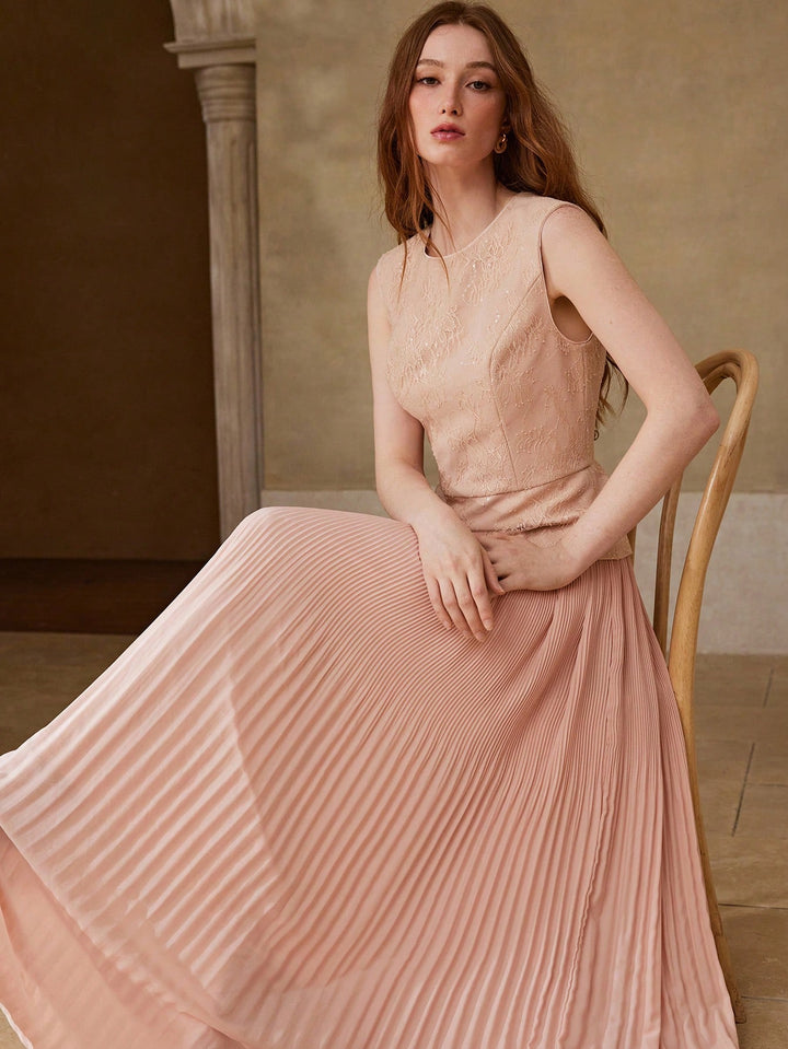 Rochie maxi SHEIN, roz