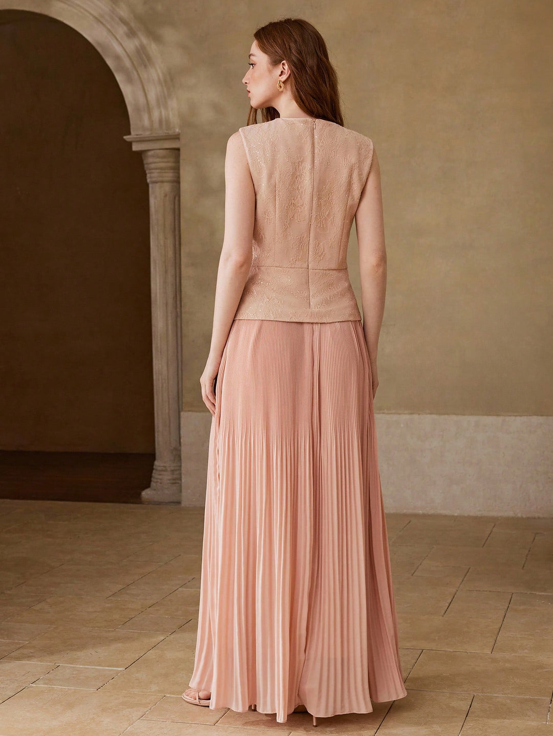 Rochie maxi SHEIN, roz