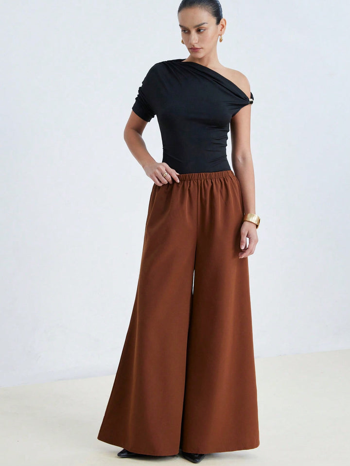 Pantaloni SHEIN, roșu