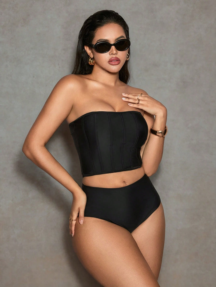 Costum de baie SHEIN, negru