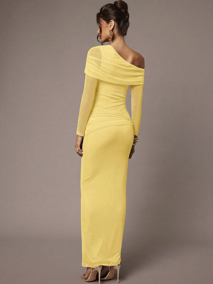 Rochie maxi SHEIN, galben