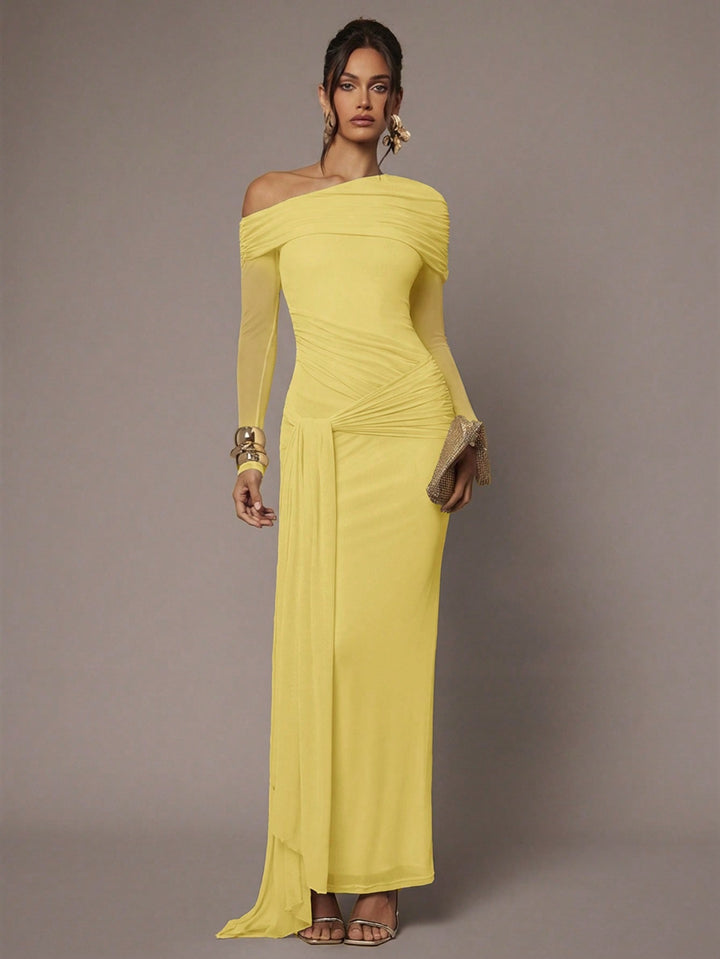 Rochie maxi SHEIN, galben