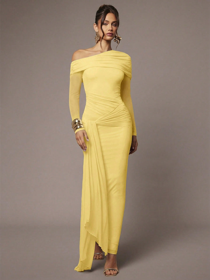 Rochie maxi SHEIN, galben