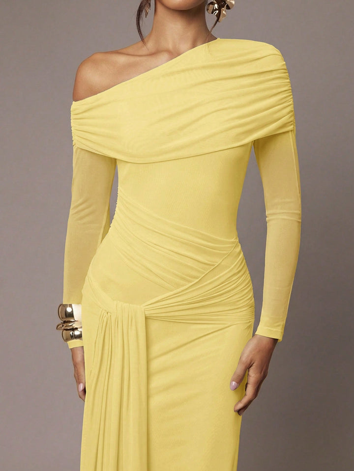 Rochie maxi SHEIN, galben
