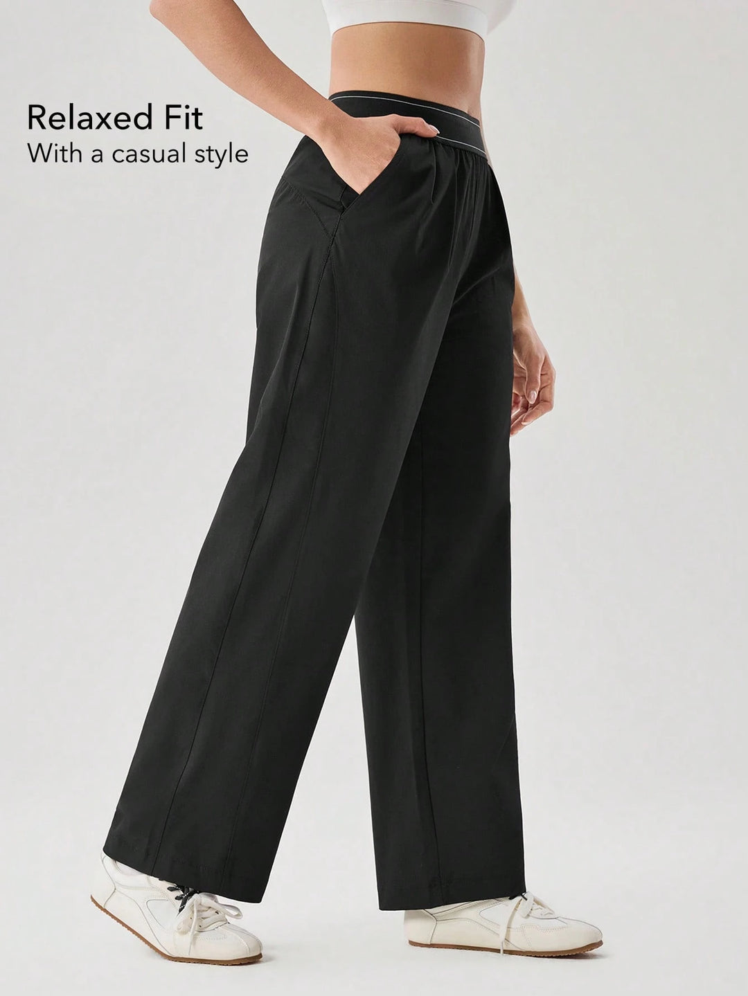 Pantaloni SHEIN, negru