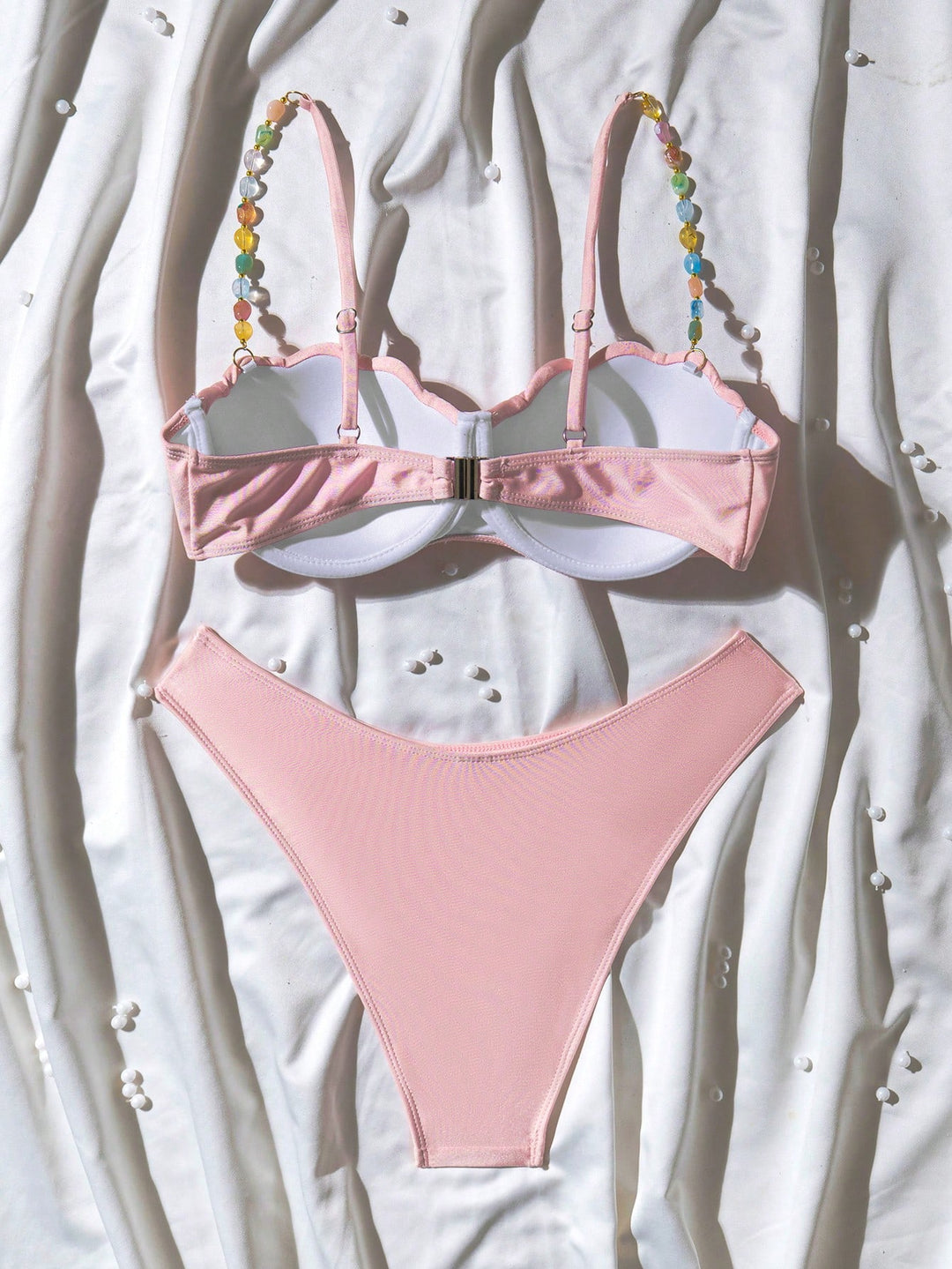 Set bikini SHEIN, roz