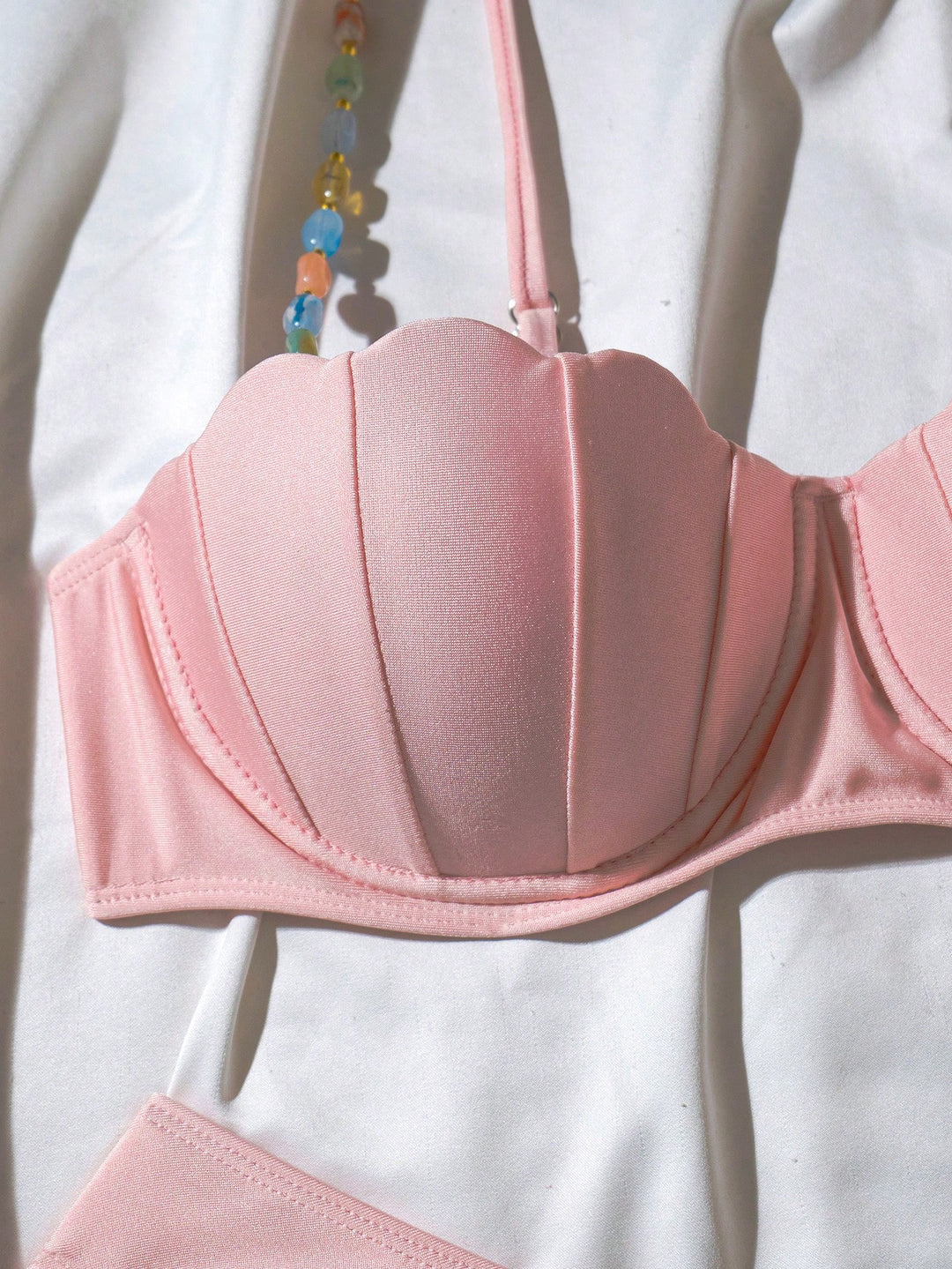 Set bikini SHEIN, roz