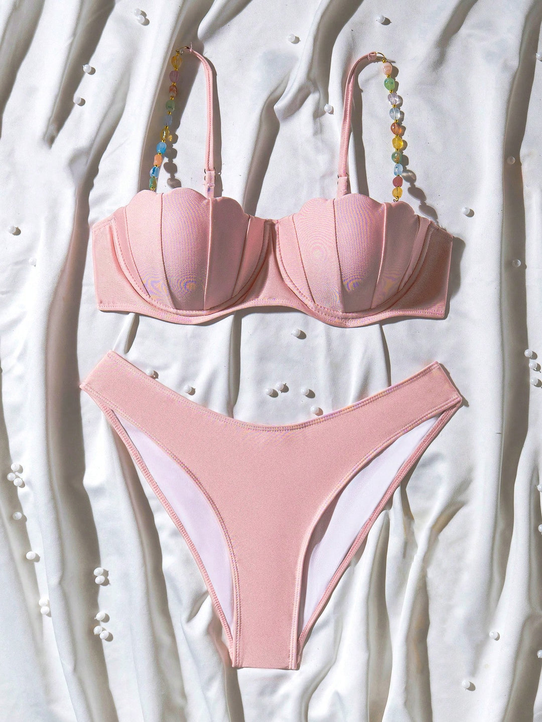Set bikini SHEIN, roz