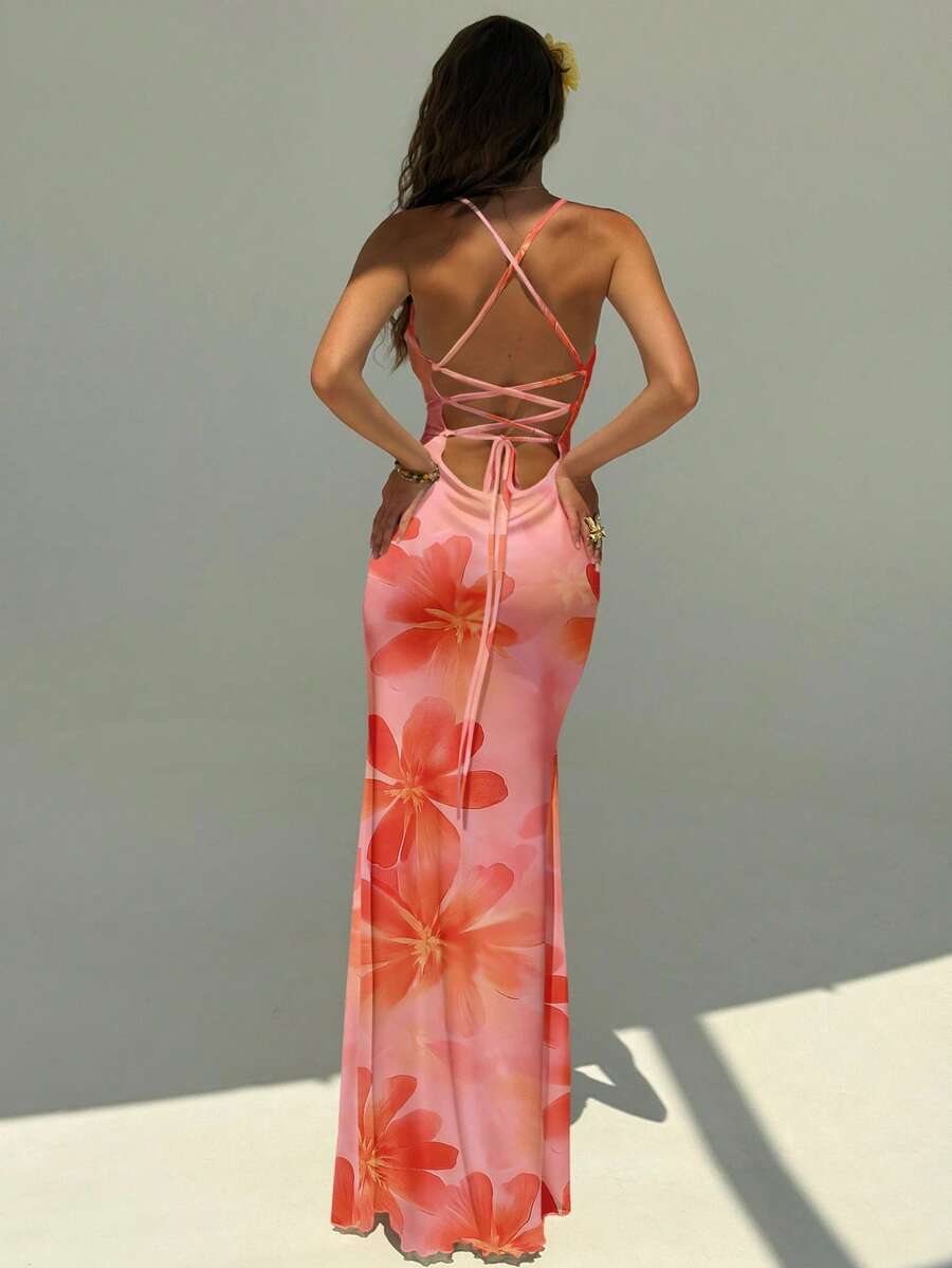 Rochie maxi SHEIN, mix culori