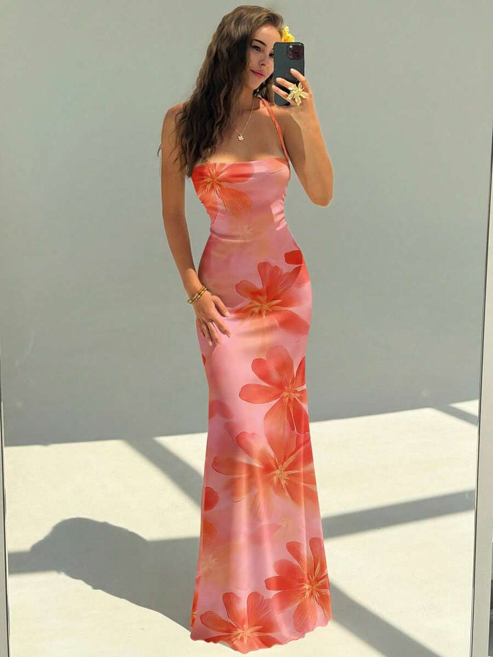 Rochie maxi SHEIN, mix culori