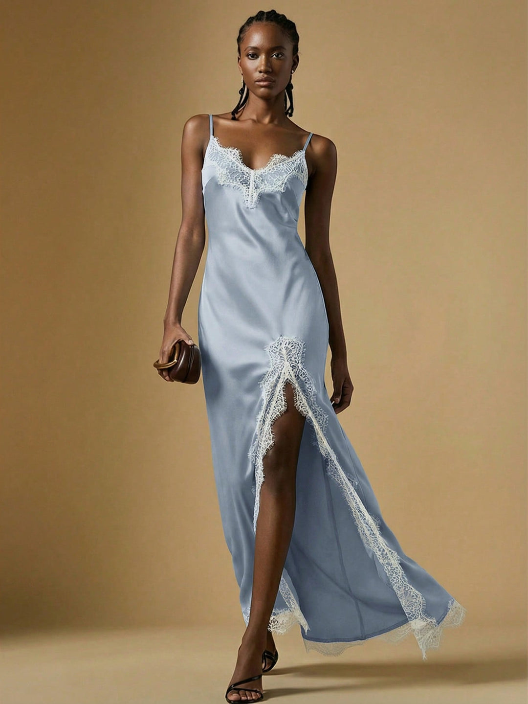 Rochie maxi SHEIN, gri