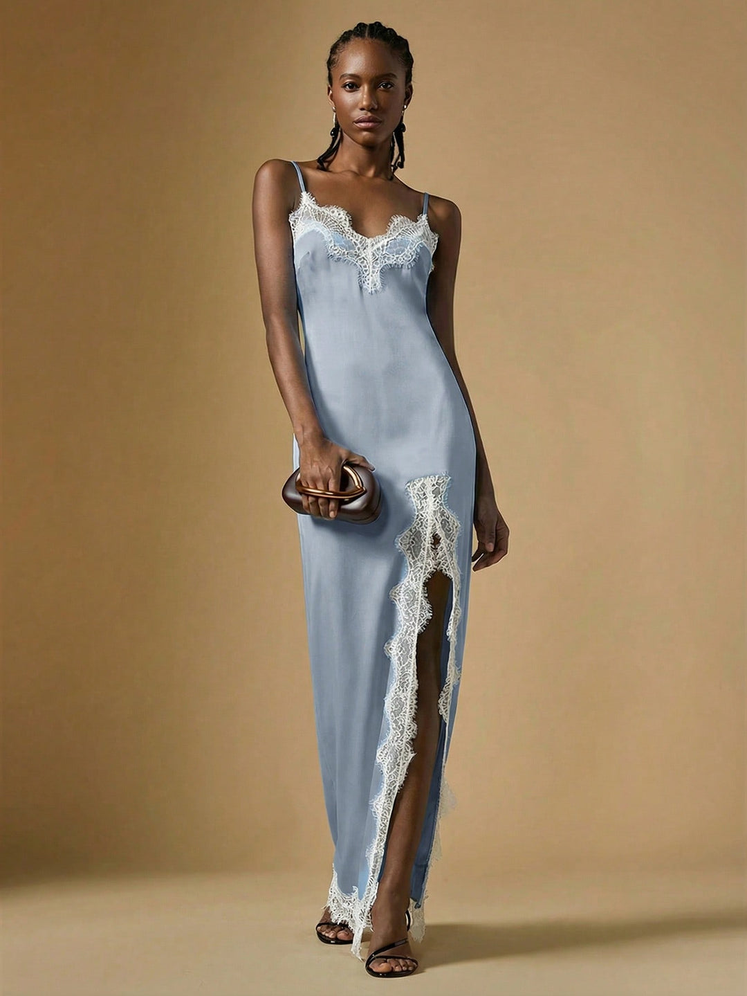 Rochie maxi SHEIN, gri