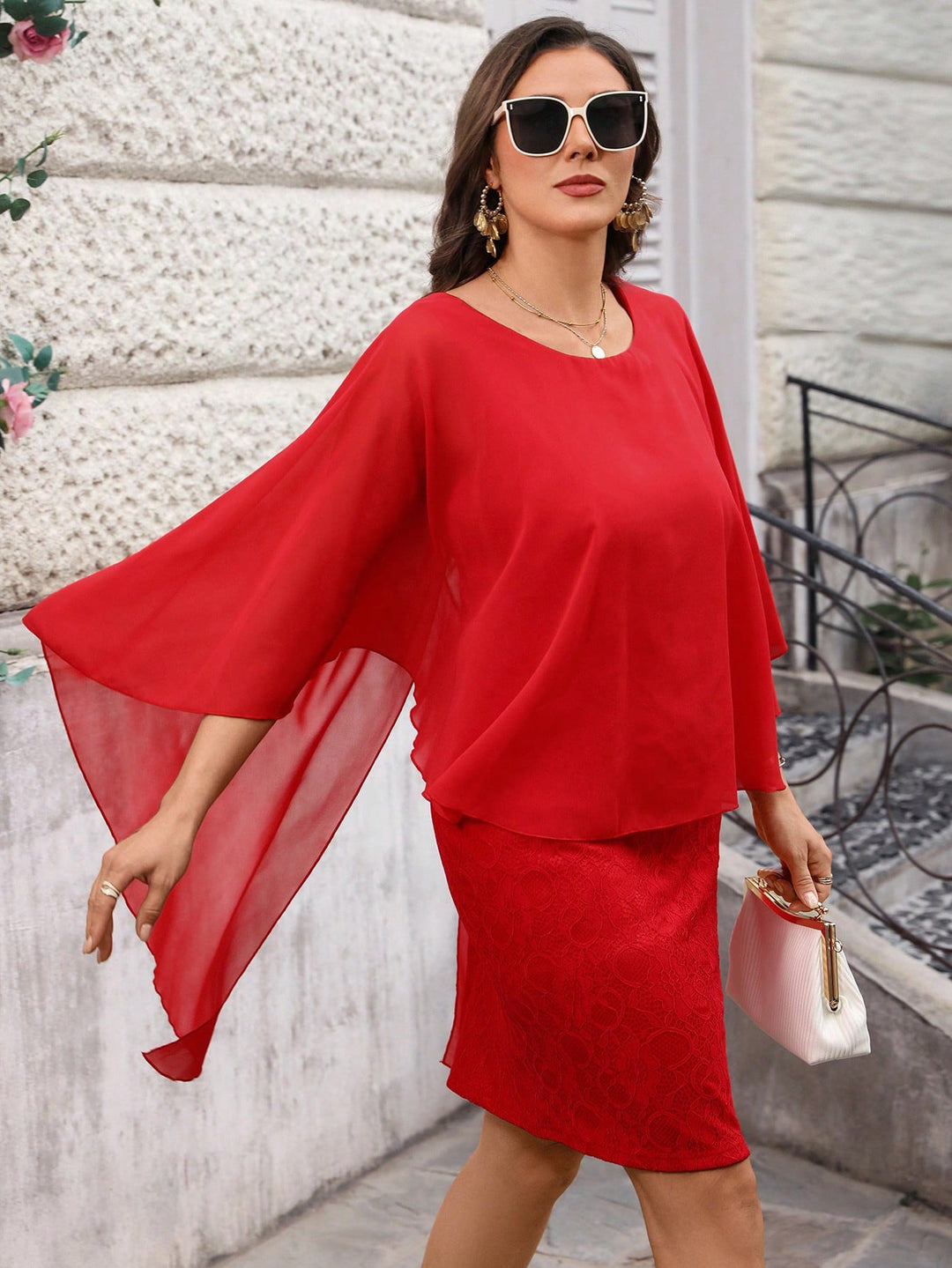 Rochie mini SHEIN, roșu