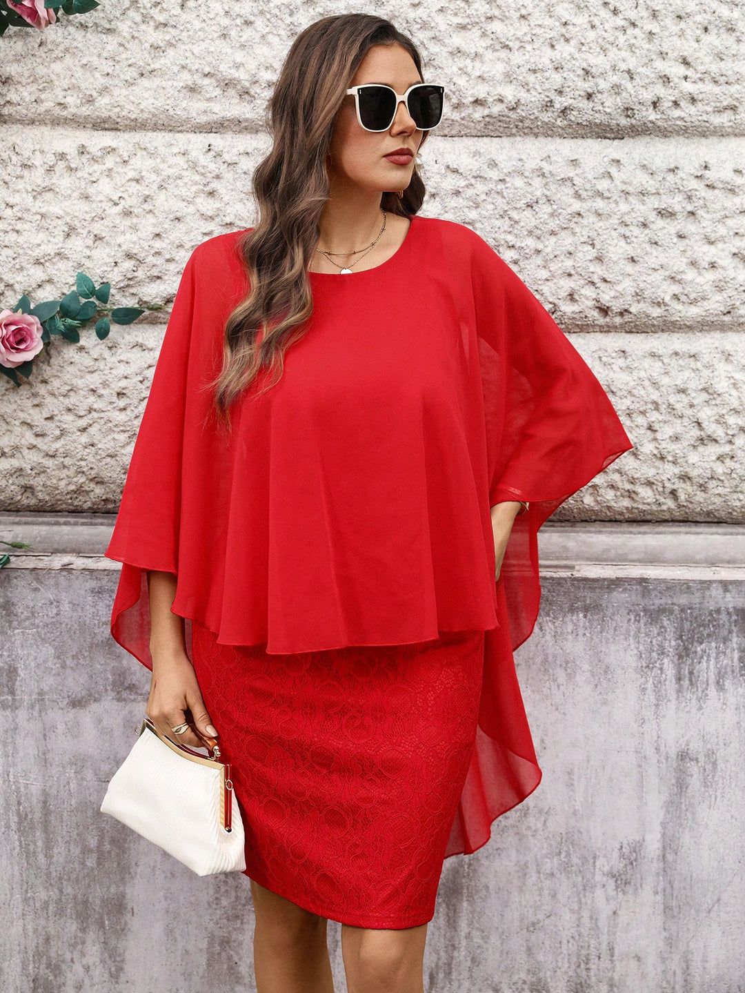Rochie mini SHEIN, roșu