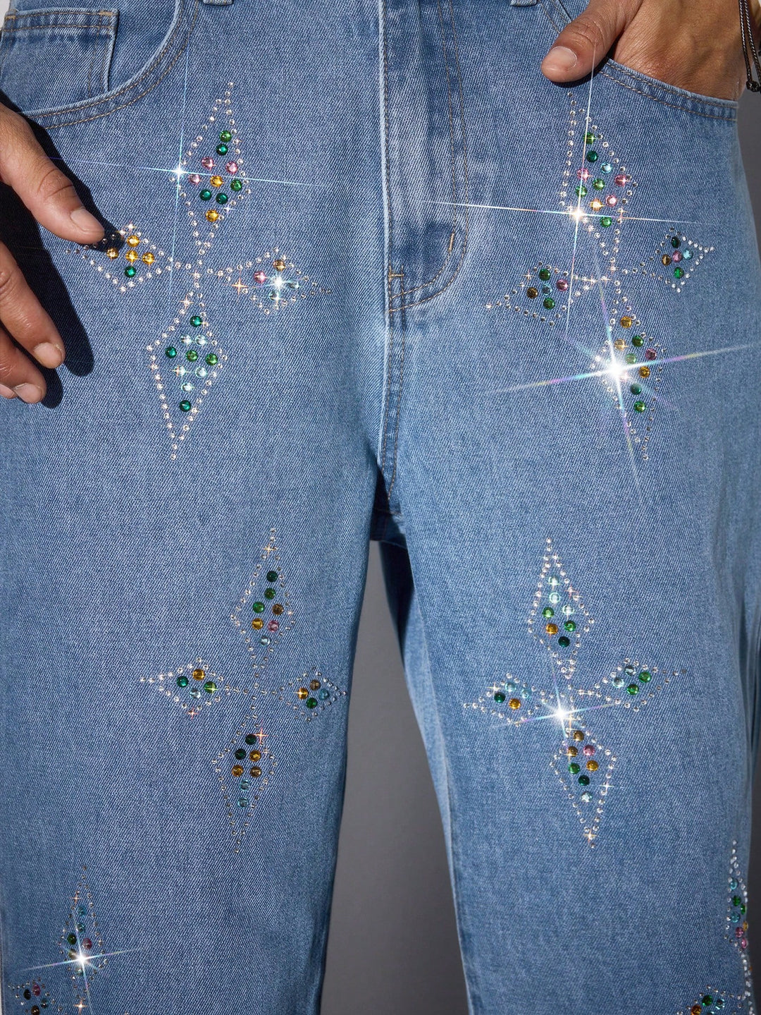 Jeans SHEIN, albastru