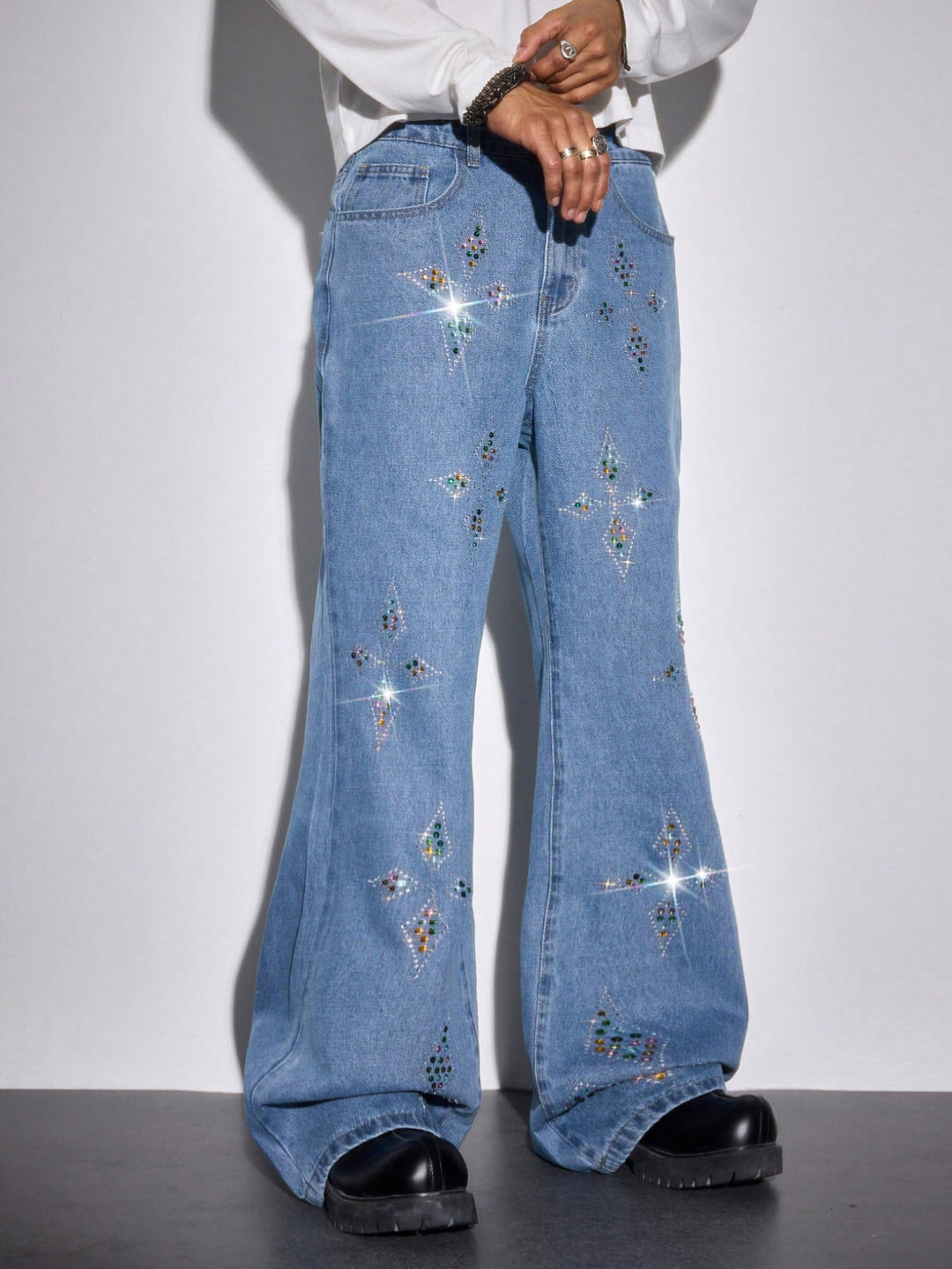 Jeans SHEIN, albastru