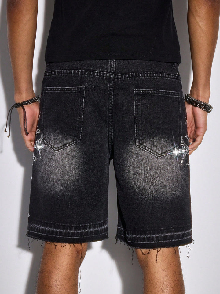 Pantaloni scurți SHEIN, negru