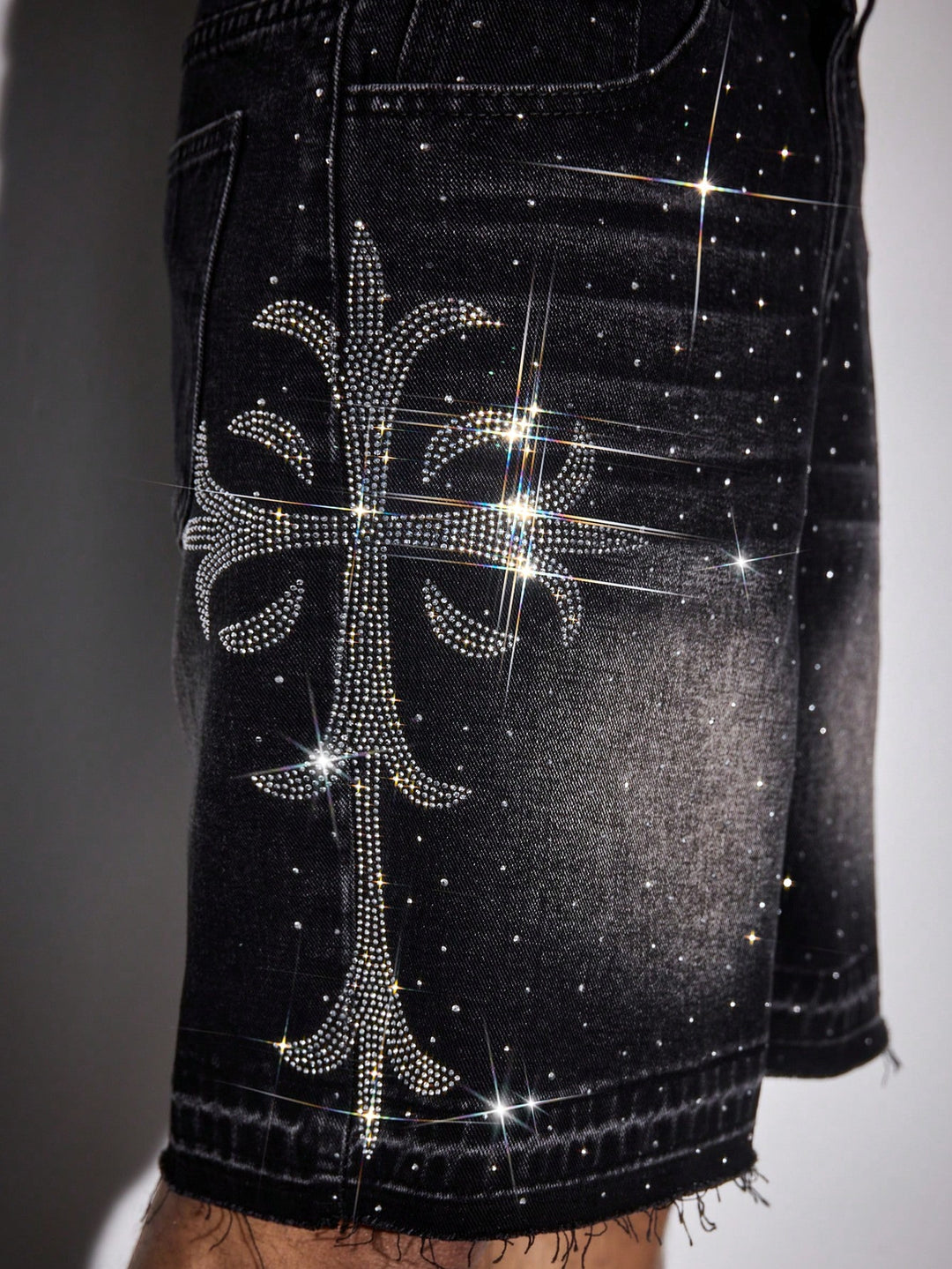 Pantaloni scurți SHEIN, negru