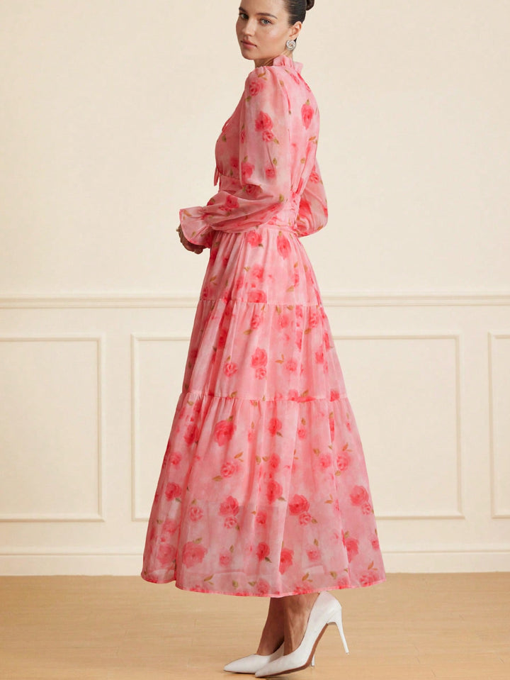 Rochie maxi SHEIN, mix culori